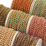 1m Enamel Stainless Steel Cuban Chains for DIY Jewelry