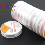 10rolls Clear Elastic Crystal Cord Beading String Wire Thread for Jewelry Making