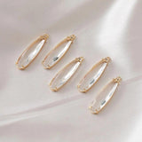 4PCS Rhinestone Eardrop Pendants for DIY Earrings