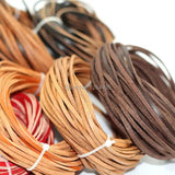 10m 3mm Wide Leather Bracelets Rope Cord