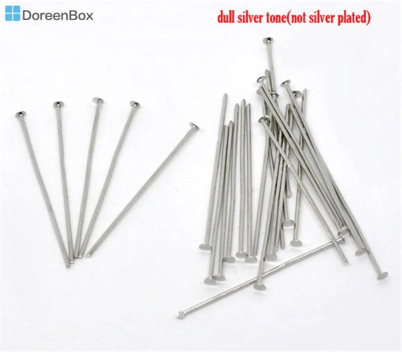 Silver Head Pins 0.7x35mm 400PCs