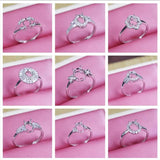 Adjustable Oval Silver 925 Ring Base for DIY Gemstone Jewelry