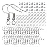 100pcs Surgical Steel Earring Clasps Fish Hook DIY Earring