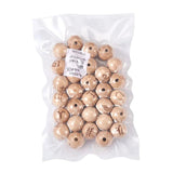 30pcs Constellations Beech Wooden Beads for Bracelet Making
