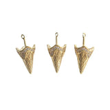 Ice Cream Cone Brass Charms for DIY Jewelry Making