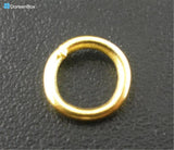 Doreen Box 500pcs Open Jump Rings 6x1mm Findings