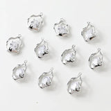 4PCS 14k Plated Zircon Pendant Necklace Charms for Jewelry Making DIY