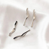 4PCS Long Ear Studs 14K Plated DIY Earrings Supplies for Jewelry Making