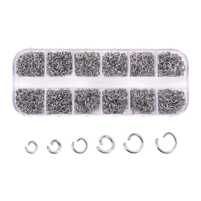 Mixed Metal Open Jump Rings for Jewelry Making 4-6mm Diameter