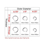 Mixed Metal Open Jump Rings for Jewelry Making 4-6mm Diameter