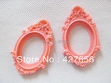 10pcs 15 Colors Oval Resin Charm Finding for 30x40mm Cabochon