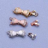 S925 Sterling Silver DIY Bow Buckle Jewelry Accessories