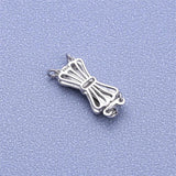 S925 Sterling Silver DIY Bow Buckle Jewelry Accessories