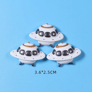 10Pcs Astronaut Resin Cabochons Scrapbooking DIY Jewelry Craft Decoration