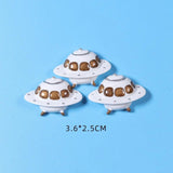 10Pcs Astronaut Resin Cabochons Scrapbooking DIY Jewelry Craft Decoration