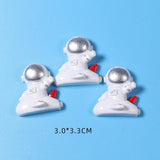 10Pcs Astronaut Resin Cabochons Scrapbooking DIY Jewelry Craft Decoration