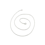 5Pcs 20in 2x3MM Rose Plated Stainless Steel Necklace Chain DIY Supplies
