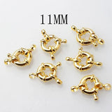 11mm13mm Round Clavicle Necklace Clasp 6PCS