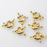 11mm13mm Round Clavicle Necklace Clasp 6PCS