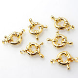 11mm13mm Round Clavicle Necklace Clasp 6PCS