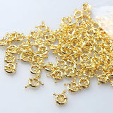 11mm13mm Round Clavicle Necklace Clasp 6PCS