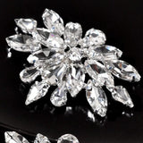2Pcs Rhinestone Shoe Clips Wedding Party Decorations DIY Craft Accessories