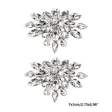 2Pcs Rhinestone Shoe Clips Wedding Party Decorations DIY Craft Accessories