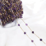 Crystal Bracelet Chain Anklet Chains Charms DIY Brass Plated