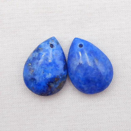 Lapis Lazuli Gemstone Earring Bead 18x13x5mm