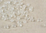 500Pcs Small Plastic Earring Backs Earring Plugs Stoppers