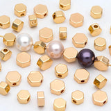 20pcs Hexagon Flat Spacer Beads 5/6mm for Bracelet Jewelry Making DIY