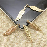 20pcs Leaf Charms Antique Plated DIY Crafts