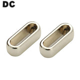 40pcs Square Spacer Beads for Wide Leather Cord DIY Jewelry