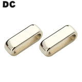 40pcs Square Spacer Beads for Wide Leather Cord DIY Jewelry