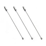 20pcs 90mm Rhodium Copper Brooch Pins for DIY Jewelry Findings F5255