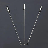 20pcs 90mm Rhodium Copper Brooch Pins for DIY Jewelry Findings F5255