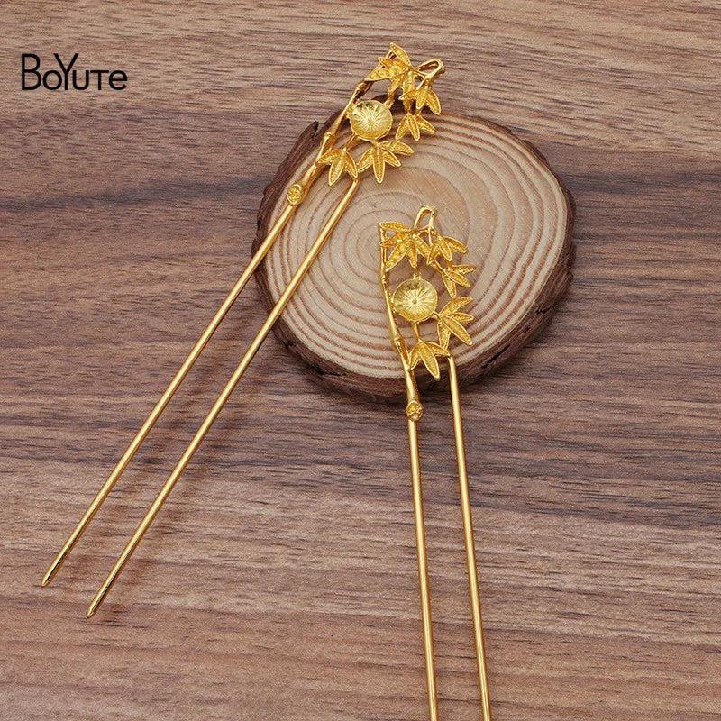 BoYuTe Bamboo Welding Hair Fork DIY Accessories