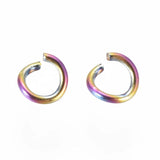 100pcs Stainless Steel Jump Rings - Multi-Color - 3.5mm 5mm Dia