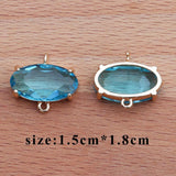 Copper Metal Jump Ring DIY Glass Pendant Hand Made Earring Accessories