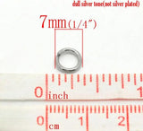 500pcs 7mm Stainless Steel Jump Rings