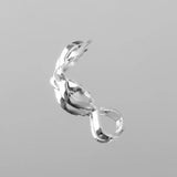 Sterling Silver Shell Necklace Toe Tip Crimp Beads Knot Covers