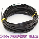 1mm Thin Cow Leather Cord for Bracelet Necklace Bags Accessories