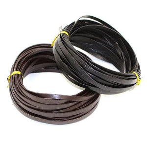 1mm Thin Cow Leather Cord for Bracelet Necklace Bags Accessories