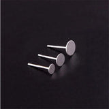 S925 Sterling Silver Ear Pins DIY Jewelry Accessories