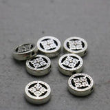5PCS Round Alloy Clasp Findings 17*4.5mm DIY Jewelry Making