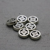 5PCS Round Alloy Clasp Findings 17*4.5mm DIY Jewelry Making