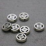 5PCS Round Alloy Clasp Findings 17*4.5mm DIY Jewelry Making