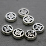 5PCS Round Alloy Clasp Findings 17*4.5mm DIY Jewelry Making
