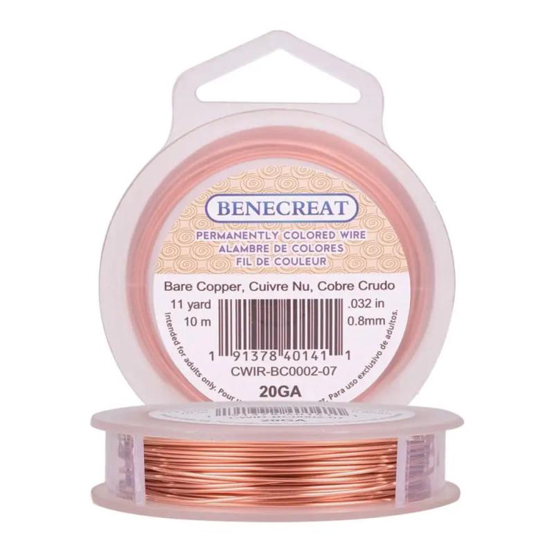 0.8mm Copper Wire Beading for Jewellery Making DIY Art Beading 10M
