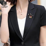 Cartoon Cat Corsage Alloy Dripping Oil Brooch